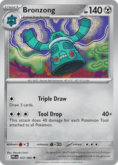 Bronzong 072/94 Uncommon card from Phantasmal Flames