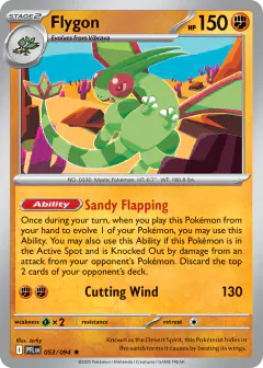 Flygon 053/94 Rare card from Phantasmal Flames