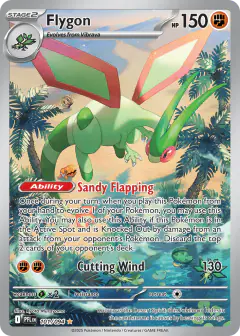 Flygon 101/94 Illustration Rare card from Phantasmal Flames