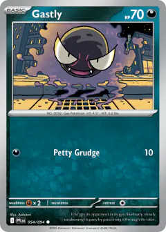 Gastly 054/94 Common card from Phantasmal Flames