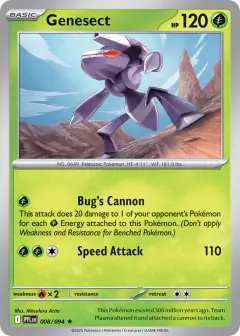 Genesect 008/94 Rare card from Phantasmal Flames