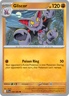 Gliscor 050/94 Uncommon card from Phantasmal Flames