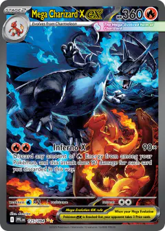 Mega Charizard X ex 125/94 Special Illustration Rare card from Phantasmal Flames