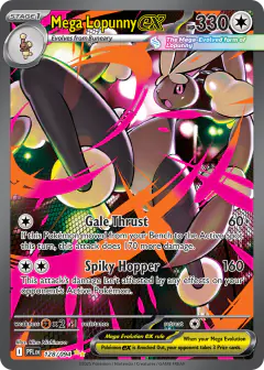 Mega Lopunny ex 128/94 Special Illustration Rare card from Phantasmal Flames