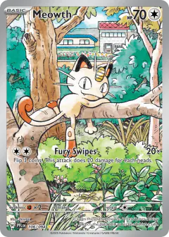 Meowth 106/94 Illustration Rare card from Phantasmal Flames