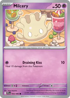 Milcery 043/94 Common card from Phantasmal Flames