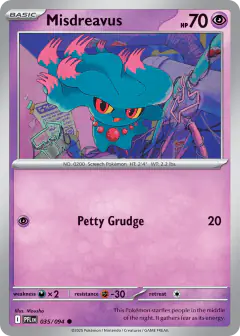 Misdreavus 035/94 Common card from Phantasmal Flames