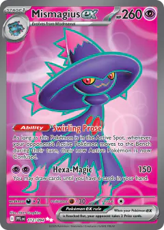 Mismagius ex 112/94 Ultra Rare card from Phantasmal Flames