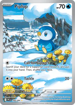 Piplup 098/94 Illustration Rare card from Phantasmal Flames