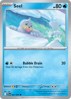 Seel 021/94 Common card from Phantasmal Flames