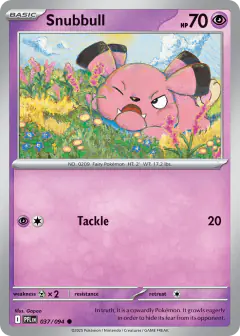 Snubbull 037/94 Common card from Phantasmal Flames