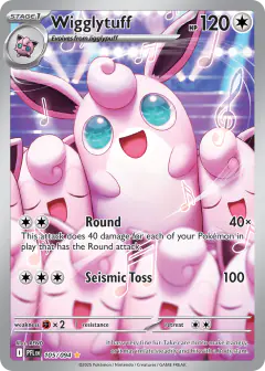 Wigglytuff 105/94 Illustration Rare card from Phantasmal Flames