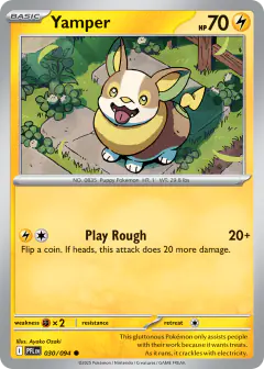 Yamper 030/94 Common card from Phantasmal Flames