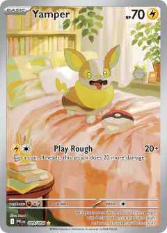 Yamper 099/94 Illustration Rare card from Phantasmal Flames