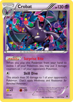 Crobat 33/119 Rare card from Phantom Forces