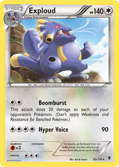 Exploud 85/119 Rare card from Phantom Forces
