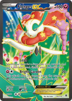 Florges-EX 116/119 Rare Ultra card from Phantom Forces