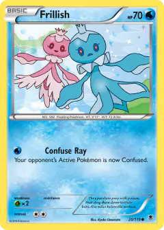 Frillish 20/119 Common card from Phantom Forces