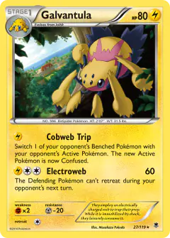 Galvantula 27/119 Rare card from Phantom Forces