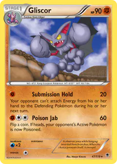 Gliscor 47/119 Rare card from Phantom Forces