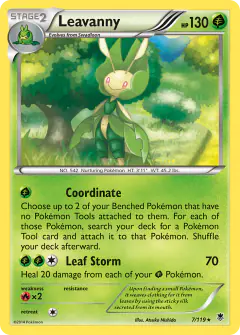 Leavanny 7/119 Rare card from Phantom Forces