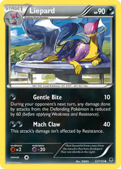 Liepard 57/119 Uncommon card from Phantom Forces