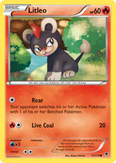 Litleo 11/119 Common card from Phantom Forces