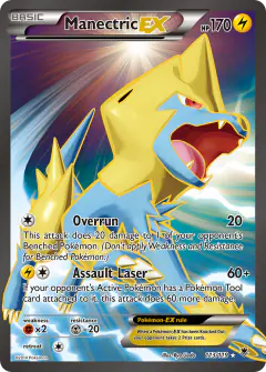 Manectric-EX 113/119 Rare Ultra card from Phantom Forces