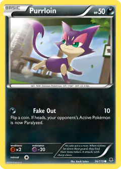 Purrloin 56/119 Common card from Phantom Forces