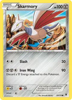 Skarmory 59/119 Common card from Phantom Forces