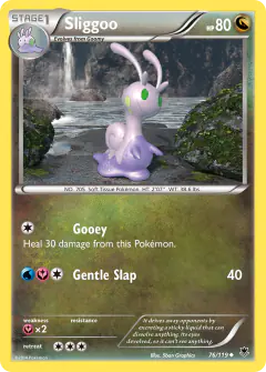 Sliggoo 76/119 Uncommon card from Phantom Forces