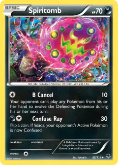 Spiritomb 55/119 Rare card from Phantom Forces