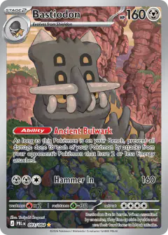 Bastiodon 093/084 Illustration Rare card from Pitch Black