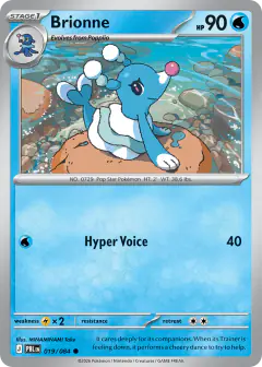 Brionne 019/084 Common card from Pitch Black