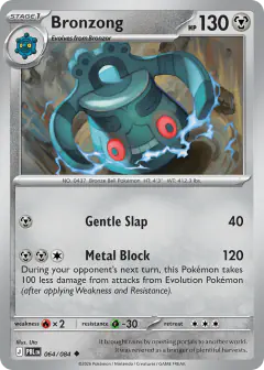Bronzong 064/084 Uncommon card from Pitch Black