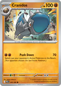 Cranidos 044/084 Common card from Pitch Black