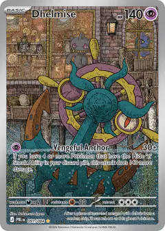 Dhelmise 091/084 Illustration Rare card from Pitch Black
