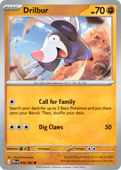 Drilbur 046/084 Common card from Pitch Black