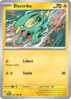 Electrike 023/084 Common card from Pitch Black