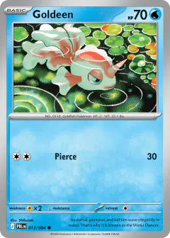 Goldeen 013/084 Common card from Pitch Black
