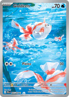Goldeen 087/084 Illustration Rare card from Pitch Black