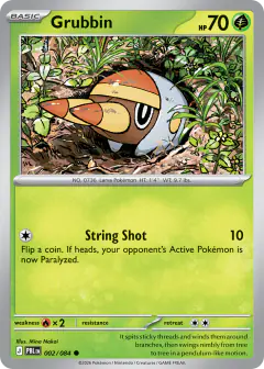 Grubbin 002/084 Common card from Pitch Black