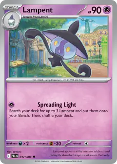 Lampent 037/084 Uncommon card from Pitch Black