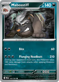 Mabosstiff 058/084 Common card from Pitch Black