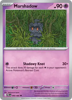 Marshadow 040/084 Uncommon card from Pitch Black