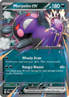 Morpeko ex 055/084 Double Rare card from Pitch Black