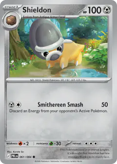 Shieldon 061/084 Common card from Pitch Black