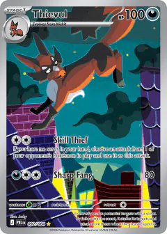 Thievul 092/084 Illustration Rare card from Pitch Black