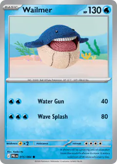 Wailmer 015/084 Common card from Pitch Black