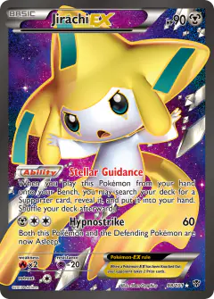 Jirachi-EX 98/101 Rare Ultra card from Plasma Blast